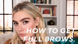 How To Get Full Brows  The Sloane Series [upl. by Ihn425]