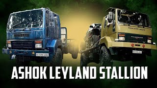 Ashok Leyland STALLION 4X4 military Truck  Adimalikkaran [upl. by Nador544]