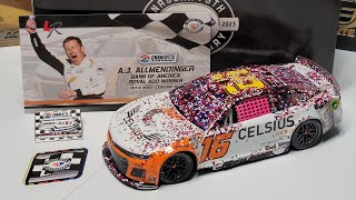 Aj Allmendinger 2023 Roval Win 124 Elite NASCAR Diecast Review [upl. by Karleen]