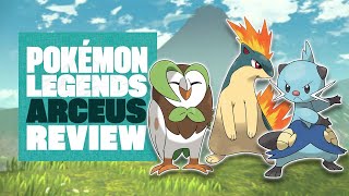 Pokémon Legends Arceus Review  NEW POKÉMON LEGENDS ARCEUS GAMEPLAY NINTENDO SWITCH [upl. by Aixela]