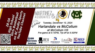 Girls Basketball Harlandale vs McCollum at McCollum HS 121024 [upl. by Fonz]