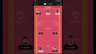 PKL 1 Match TT vs BB Fantasy teamprokabadditrendingpkl11fantasyviralshort prokabaddileague [upl. by Berfield]