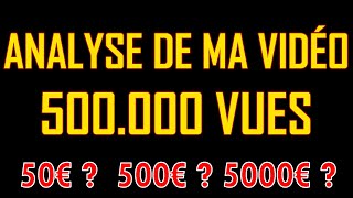 500000 VUES ça fait combien deuros 💲💲 [upl. by Marshal]