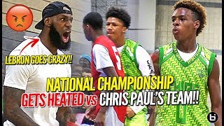 LeBron James Coaches Bronny Jr to Championship vs Chris Pauls Team in HEATED OT BATTLE [upl. by Marcille]