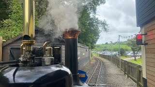 Lappa Valley  Ellie City of Derby and City of Truro running the service  may 2024 [upl. by Haduhey]