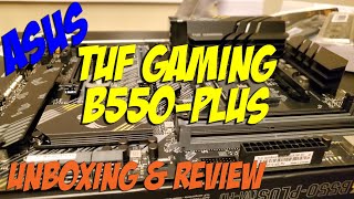 The ASUS TUF Gaming B550 Plus Ryzen Motherboard  Unboxing Installation BIOS amp Review [upl. by Arised299]