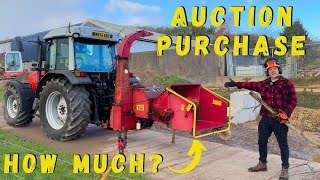 I Spent £700 on an 8quot Wood Chipper at Auction But Does It Work [upl. by Lukey]