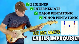 EASILY Mix Major Minor  The PENTATONIC SCALE  Guitar Improvisation Lesson [upl. by Aon]