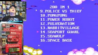 Game play spotlight Seaport Guarl  game 14 from the DreamGEAR RetroPlay 200 in 1 Game System [upl. by Alel]