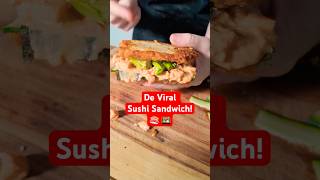 de VIRAL sushi Sandwich MAKEN amp Testen 😍🍣👀 [upl. by Esaertal]