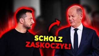 Scholz zaskoczył podczas wizyty Zełenskiego Nowy pakiet pomocy jest gigantyczny [upl. by Burrell]