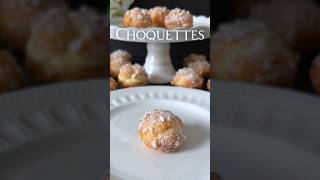 Chouquettes Recipe 🤍 [upl. by Airdnua]