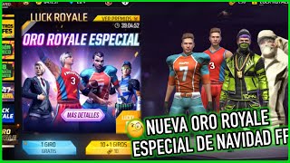 Nueva Oro Royale Especial de Navidad que Llegara a Free Fire Latam 🎁😎  JORGEPLAYED [upl. by Verla987]