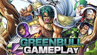 Greenbull Gameplay w Fujitora EX Akainu amp Kizaru  One Piece Bounty Rush [upl. by Guntar]