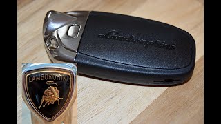 Lamborghini Huracan EVO  Aventador key fob battery change  EASY DIY [upl. by Mirella]