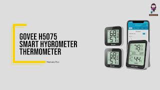 Govee H5075 Smart Thermo Hygrometer User Manual Everything You Need to Know [upl. by Aeneus]