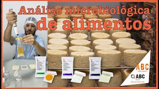 Análise microbiológica de alimentos  método rápido Petrifilm AC REC YM [upl. by Annairdua]