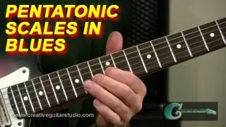 Guitar Lesson Major amp Minor Pentatonics in Blues [upl. by Elagibba]