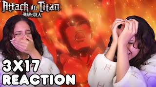 UNCONTROLLABLY SOBBING 😭  ATTACK ON TITAN  Reaction 3X17 [upl. by Balthasar]