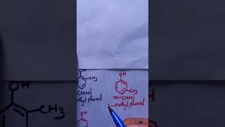 Ortho Cresol MetaCresol and ParaCresol structure and IUPAC Naming [upl. by Karol705]