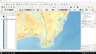 Automatic Estimation of Land Surface Temperature LST using SCP Plugin in QGIS with Landsat [upl. by Annola]