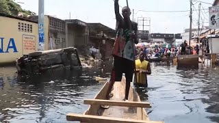 Inondations record en RDC  le fleuve Congo envahit certains quartiers de Kinshasa [upl. by Leiuqese35]