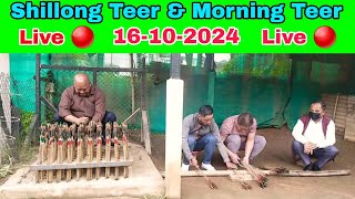 16102024 Shillong Teer amp Morning Teer Live 🔴 [upl. by Nojed]