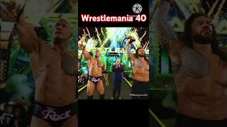 Wrestlemania 40 BTS Documentry Intro YTShorts WWE RomanReigns TheRock CodyRhodes SethRollins [upl. by Pros]