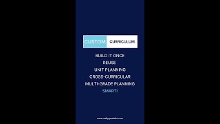 New Feature Create Custom Curricula for Unit CrossCurricular and Multigraded Planning [upl. by Senalda610]