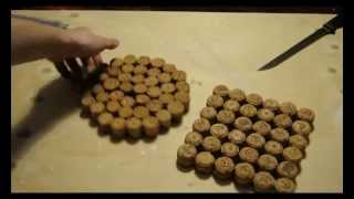 DIY Tapetes de cocina reciclando corchos de cava [upl. by Akamaozu]