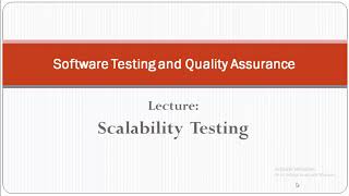 What is scalability testing in software testing [upl. by Ginzburg912]