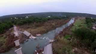 Wimberley TX Memorial Day Flood  Fisher Store Road Bridge Collapse [upl. by Ocsinarf210]