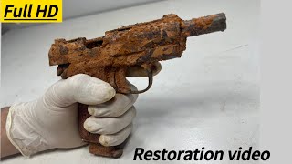 32 Bore pistol restoration video Old pistol Old Gun restoration [upl. by Meri]