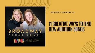 15 11 Creative Ways to Find New Audition Songs [upl. by Andrey611]