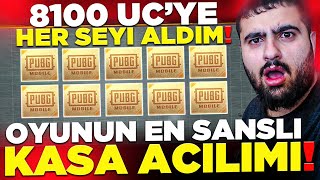 OYUNU EN ŞANSLI KASA AÇILIMI 8100 UC HERŞEYİ ALDIM 😱  Pubg Mobile [upl. by Orag]