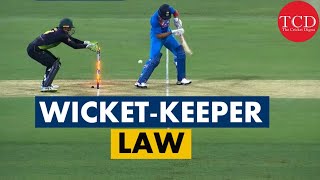 Alex Careys Incident  The Wicket Keeper Law Explained  Cricket Law 27 [upl. by Eitisahc449]