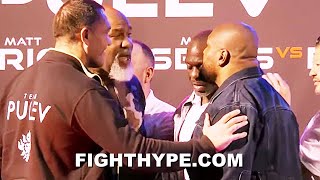 SHANNON BRIGGS amp RAMPAGE JACKSON GO AT IT SEPARATED AFTER HEATED WORDS DURING BOXING VS MMA DEBATE [upl. by Plotkin810]