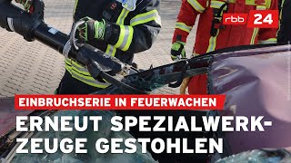 Einbruchserie gefährdet Einsätze der Berliner Feuerwehr [upl. by Gebler]