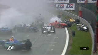 Your Favourite Belgian Grand Prix  1998 Chaos amp Carnage in Spa [upl. by Surtemed412]