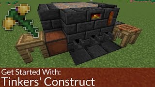 How To Get Started With Tinkers Construct  Modded Minecraft [upl. by Lauder647]