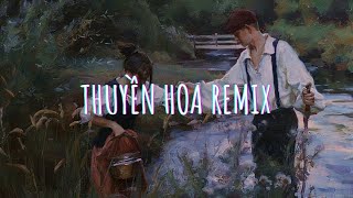 Thuyền Hoa Remix  Thuyền em đi trên sông trăng sáng  lyrics  remix [upl. by Ynttirb]