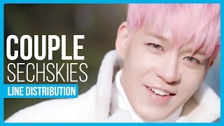 SECHSKIES  Couple Line Distribution Color Coded [upl. by Ttimme]