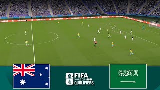 أستراليا vs السعودية  تصفيات كأس العالم 2026 آسيا  Watch Along amp eFootball Match [upl. by Kcid]