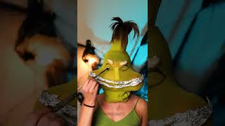 Want to Ruin Christmas Try Making This Awful Grinch Mask 😬🎄 [upl. by Sletten]