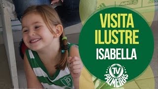 Famosa na Internet Isabella visita Academia e conhece os jogadores do Palmeiras [upl. by Spiros]