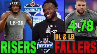 2024 NFL Combine Risers amp Fallers  DL amp LB [upl. by Jourdain]