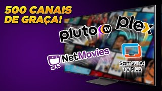 Como ter 500 CANAIS de GRAÇA na SMART TV SAMSUNG [upl. by Stoneman]