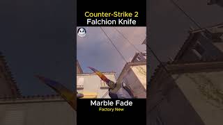 FALCHION KNIFE  Marble Fade 2024  Factory New FN  Skin Showcase  Animation CS2 [upl. by Bravar557]