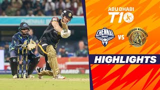 Chennai Braves vs Northern Warriors  Abu Dhabi T10  Match 14  Highlights  JioCinema amp Sports18 [upl. by Brooke853]