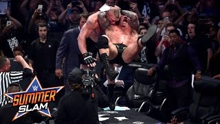 Randy Orton vs Brock Lesnar SummerSlam 2016 only on WWE Network [upl. by Acina]